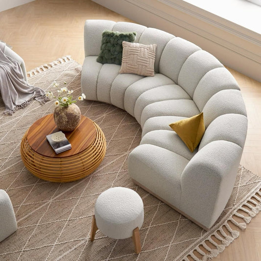 Curved & Sculptural Sofas: Blending Modern Lines with Classical Elegance