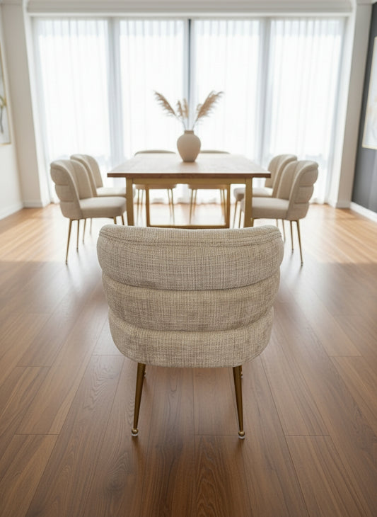 Plush Cafe Dining Chair