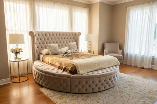 Fantasia Royal Velvet Bed (QUEEN OR KING)