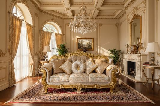 Roma Italian classic sofa set 3&2&1