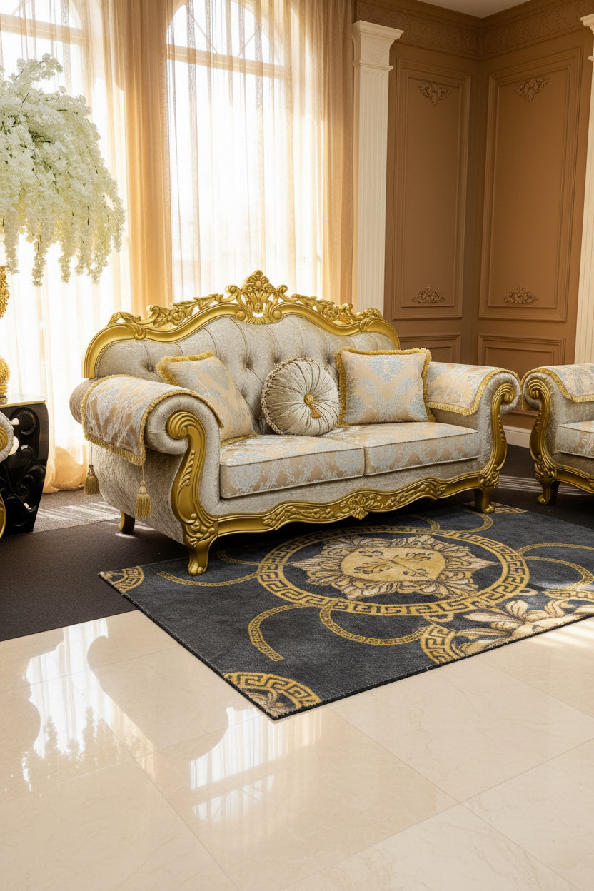 Roma Italian classic sofa set 3&2&1