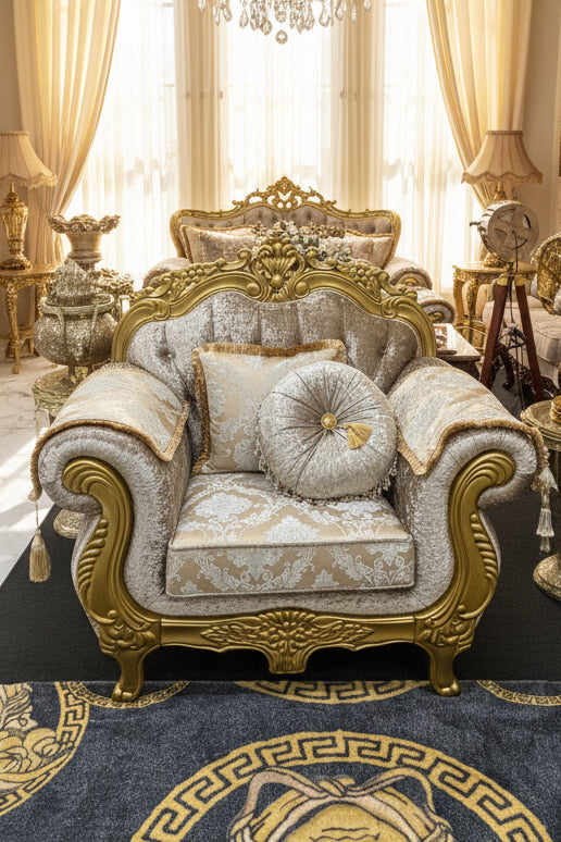Roma Italian classic sofa set 3&2&1