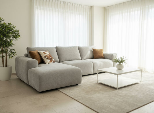 Cite Fatime 3.1m L-shape Chaise Sofa (left or right hand side)