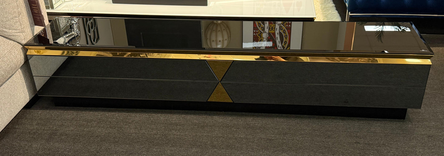 YASSY TV UNIT Sleek/Low-Profile (Black OR White)