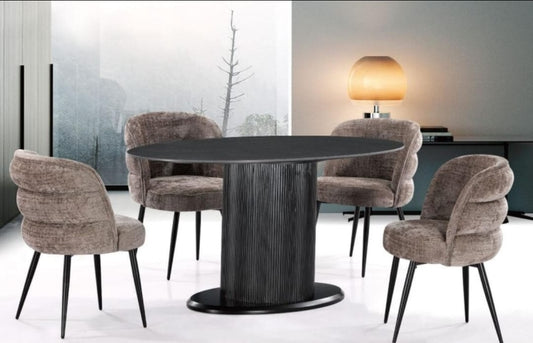 Plush Cafe Dining Chair
