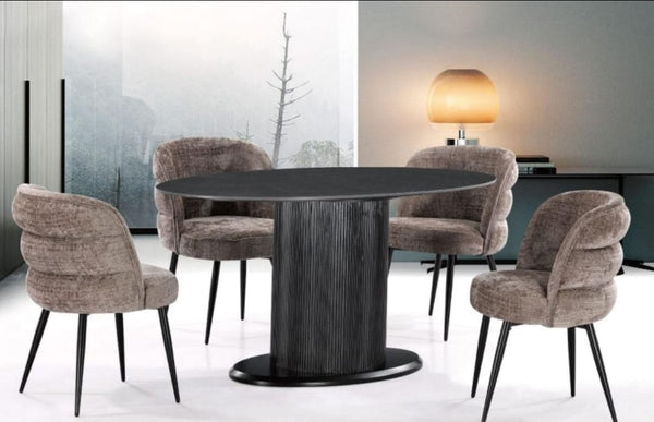 Plush Cafe Dining Chair
