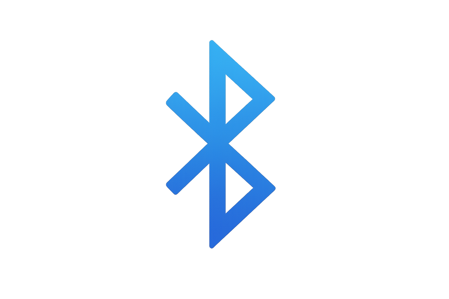 just put the same bluetooth image alone not on a bed